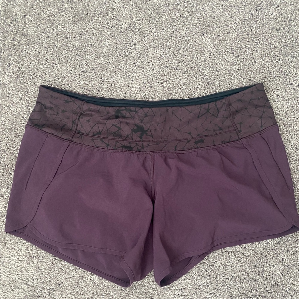 Lululemon purple shorts